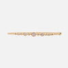 Brazalete Orion Oval Oro Amarillo 14K con Diamantes.