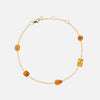 Brazalete Birthstone Oro Amarillo 14K con Citrino.