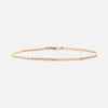 Brazalete Amelia Oro Amarillo 14K con Diamantes.