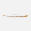 Brazalete Flora Oro Amarillo 14K con Diamantes.