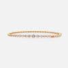 Brazalete Florencia Oro Amarillo 14K con Diamantes.