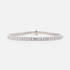 Brazalete Mosaic Prisma Quadro Oro Blanco 18K con Diamantes.