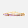 Brazalete Gradient Oro Amarillo 18K y Zafiros Princess.