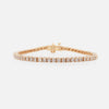 Brazalete Tennis G Oro 14K con Diamantes.