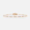 Brazalete Twiggy Oro Amarillo 14K con Diamantes.