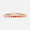 Brazalete Zinnia Oro Amarillo 18K con Zafiros.