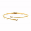 Brazalete Astra Oro Amarillo 14K con Diamantes.