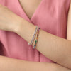 Brazalete Fénix Oro Amarillo 14K con Zafiros, Turmalinas, Tanzanitas, Granates, Amatistas, Topacios, Rubí, Peridotos y Citrinos.