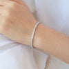 Brazalete Mosaic Prisma Quadro Oro Blanco 18K con Diamantes.