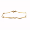 Brazalete Naga Oro Amarillo 14K con Diamantes.