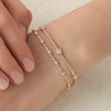 Brazalete Naga Oro Amarillo 14K con Diamantes.