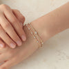 Brazalete Naga Oro Amarillo 14K con Diamantes.