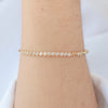 Brazalete Orion Marquise Oro Amarillo 14K con Diamantes.