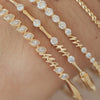 Brazalete Twig Oro Amarillo 14K con Diamantes.