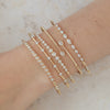 Brazalete Twig Oro Amarillo 14K con Diamantes.