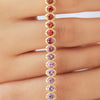 Brazalete Zinnia Oro Amarillo 18K con Zafiros.