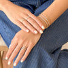 Brazalete Apolo L Oro 14K con Diamantes.