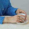 Brazalete Twiggy Oro Amarillo 14K con Diamantes.