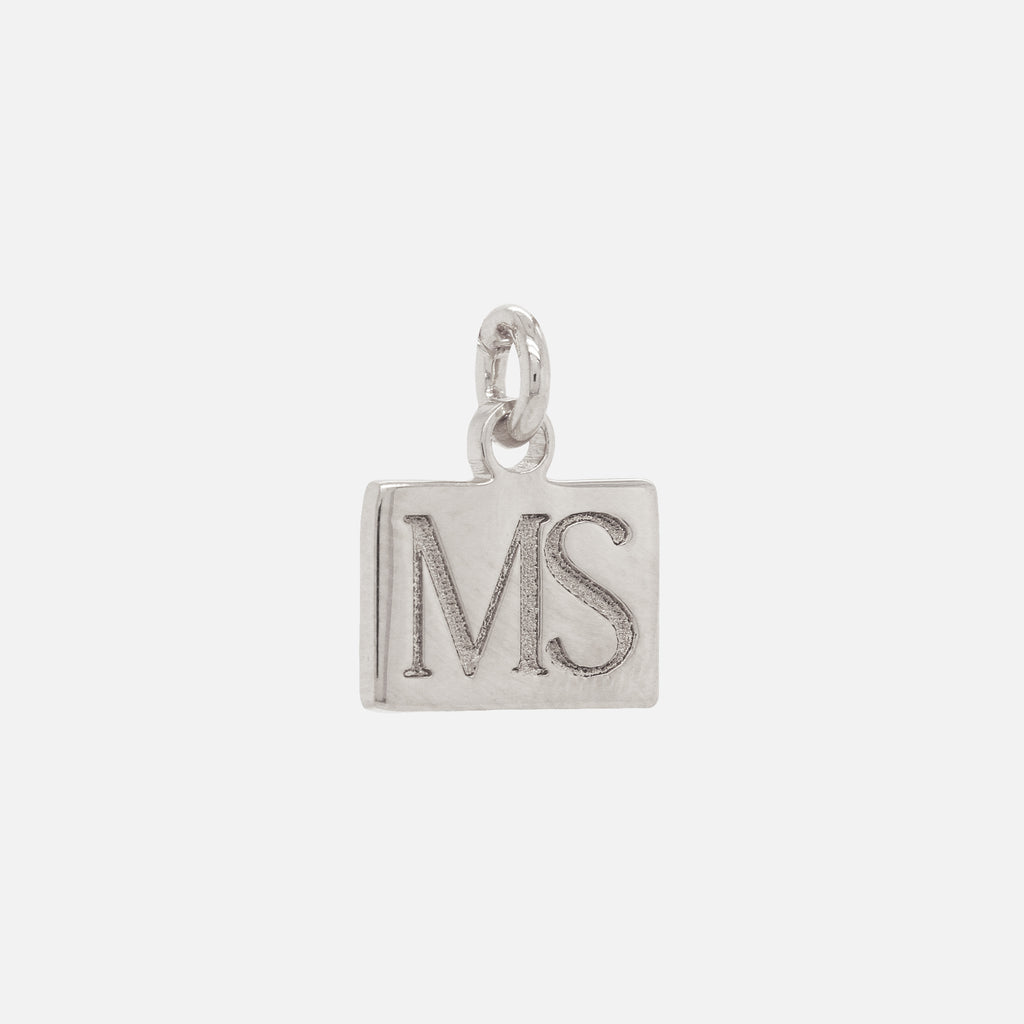 Charm Initials Plata .925