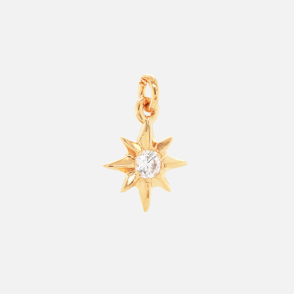 Charm Starlight Plata .925 con Chapa de Oro 14K.