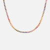 Collar Zinnia Oro Amarillo 18K con Zafiros.