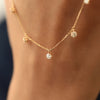 Cadena Cascade Oro Amarillo 18K con Diamantes.