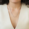 Collar Gabrielle Oro Amarillo 14K con Diamantes.
