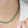 Collar Riviera Oro Amarillo 18K con Esmeraldas.