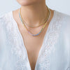 Collar Zinnia Oro Amarillo 18K con Zafiros.