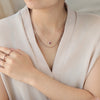 Cadena Luxe Oro Amarillo 14K con Diamantes y Rubí.