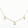 Cadena Cascade Oro Amarillo 18K con Diamantes.