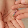 Pulsera Memoria Oro 14K con Piedras Naturales.