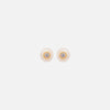 Aretes Nest Pearl Oro Amarillo 18K con Perlas y Zirconias.