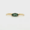 Anillos 'Lila' Oro Amarillo 14K con Zafiros, Aquamarina y Turmalina.