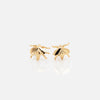 Aretes Bee S Plata .925 con Chapa de Oro 14K.