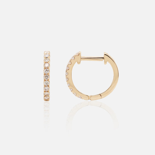 Arracadas Nia S Oro 14K con Diamantes.