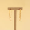 Aretes Artemia Clip Plata .925 con Chapa de Oro 14K.